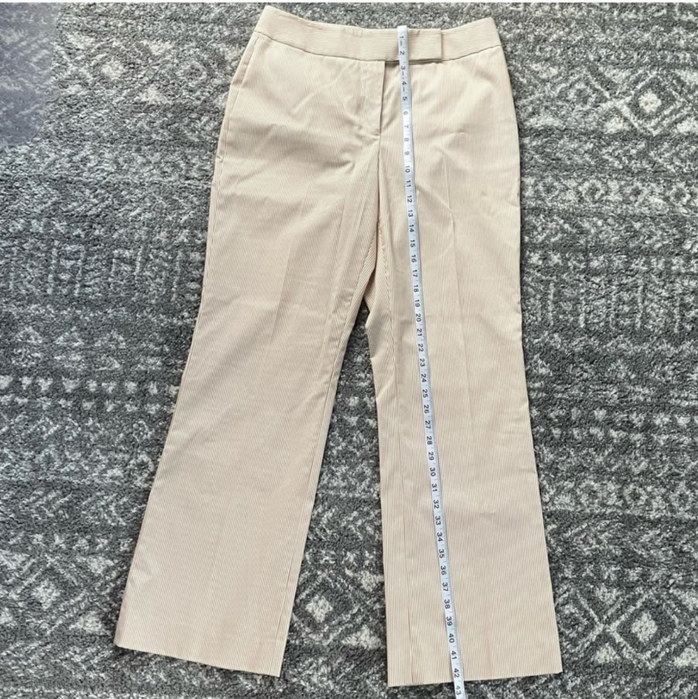 Tahari ASL Light Beige Pinstripe Pantsuit - Picture 7 of 10